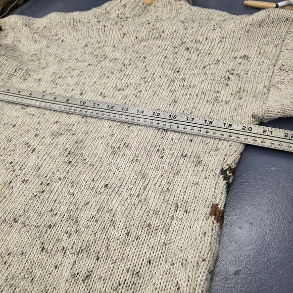 IVY Vintage Deer Bird Acrylic Wool Blend Sweater Women's Size Medium - Picture 9 of 9